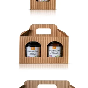 Scatola / Cassetta Regalo con confetture e miele a scelta