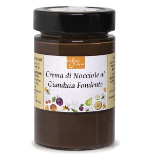 CREMA DI NOCCIOLE AL GIANDUIA FONDENTE 250g